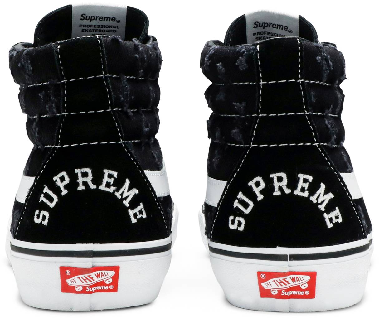 Supreme x Sk8-Hi 'Black Hole Punch Denim'