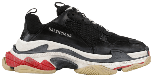 Balenciaga Triple S Black White Red