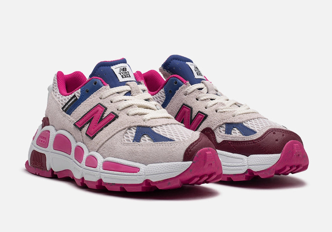 Salehe Bembury X New Balance 574 ‘Yurt Pink Blue‘