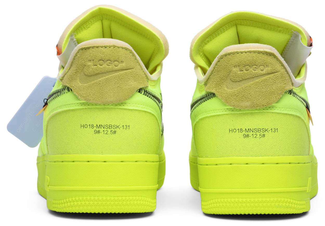Off-White x Air Force 1 Low 'Volt'