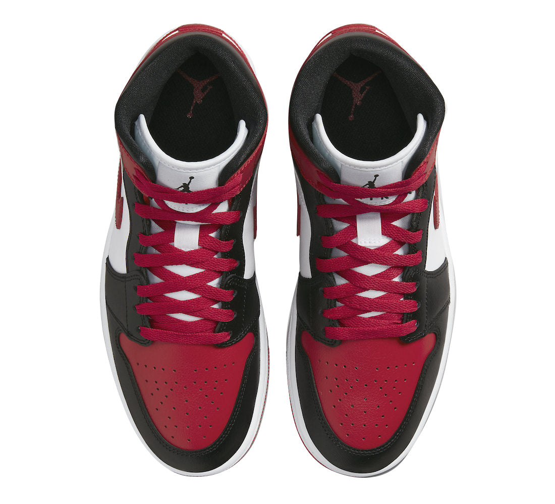 Wmns Air Jordan 1 Mid ‘Bred Toe‘