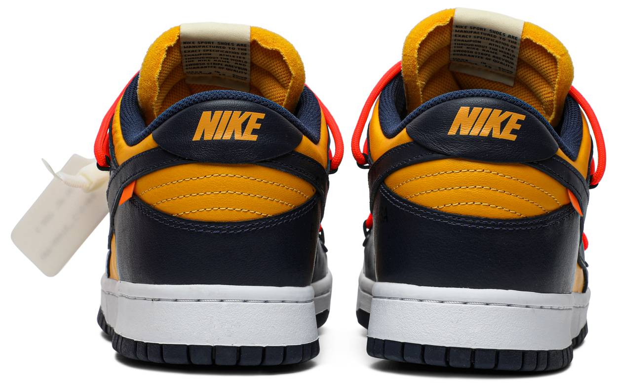 Off-White x Dunk Low 'University Gold'