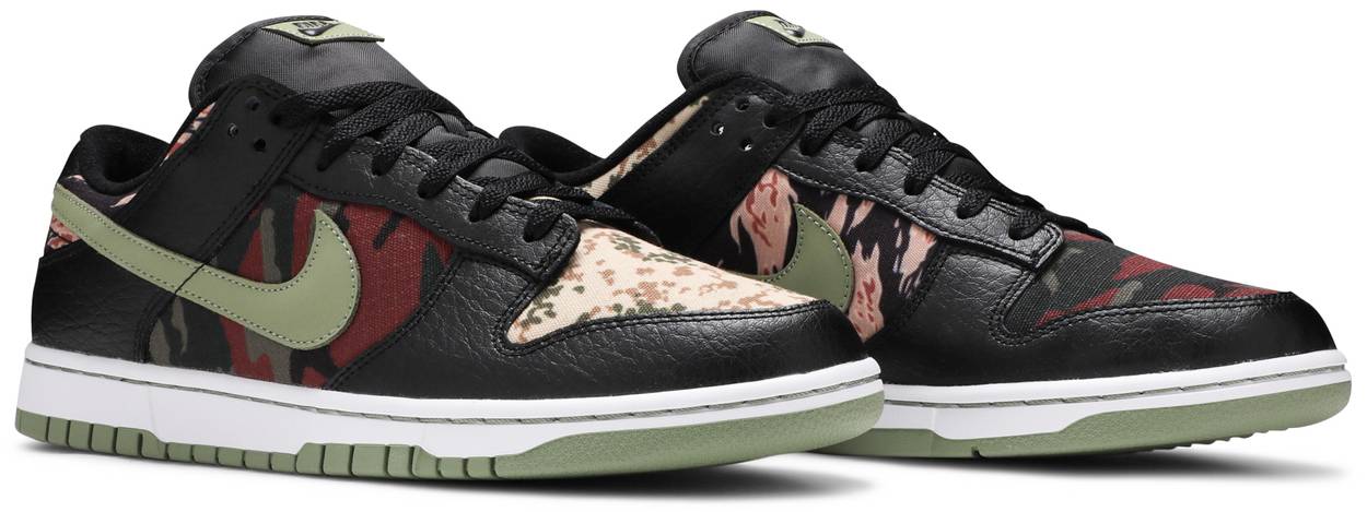 Dunk Low SE 'Black Multi-Camo'