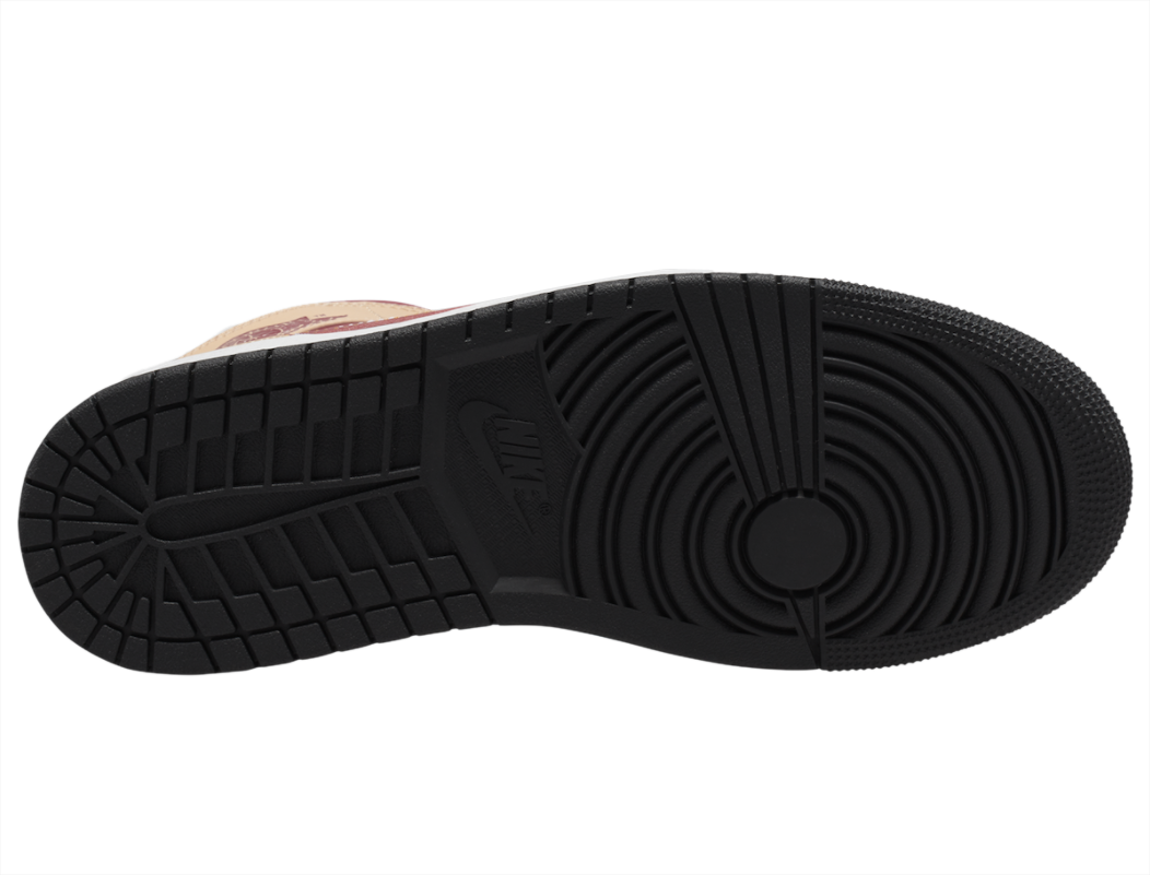 Air Jordan 1 Mid “Beige Red”