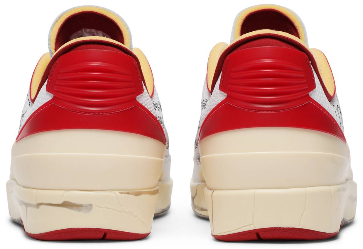 Off-White x Air Jordan 2 Retro Low SP 'White Varsity Red'