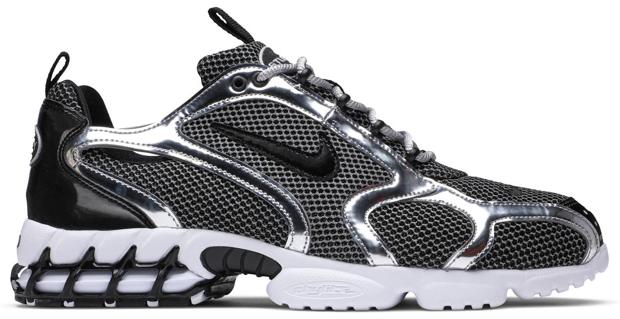 Stussy x Air Zoom Spiridon Caged 2 'Pure Platinum'