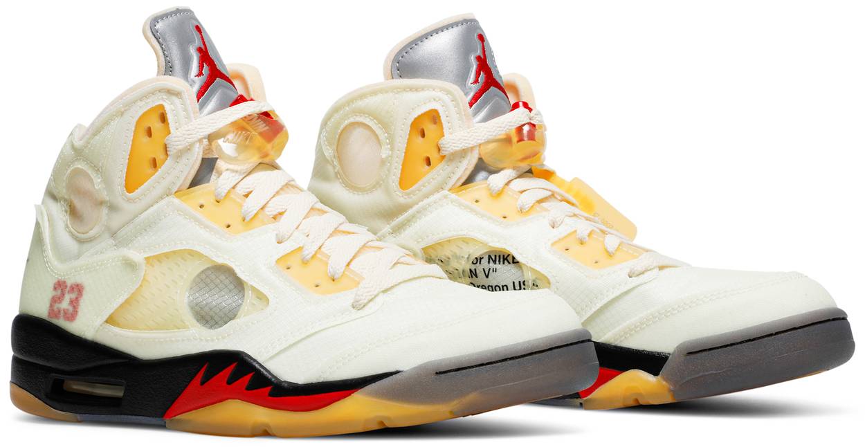 Air Jordan 5 Retro OFF-WHITE Sail