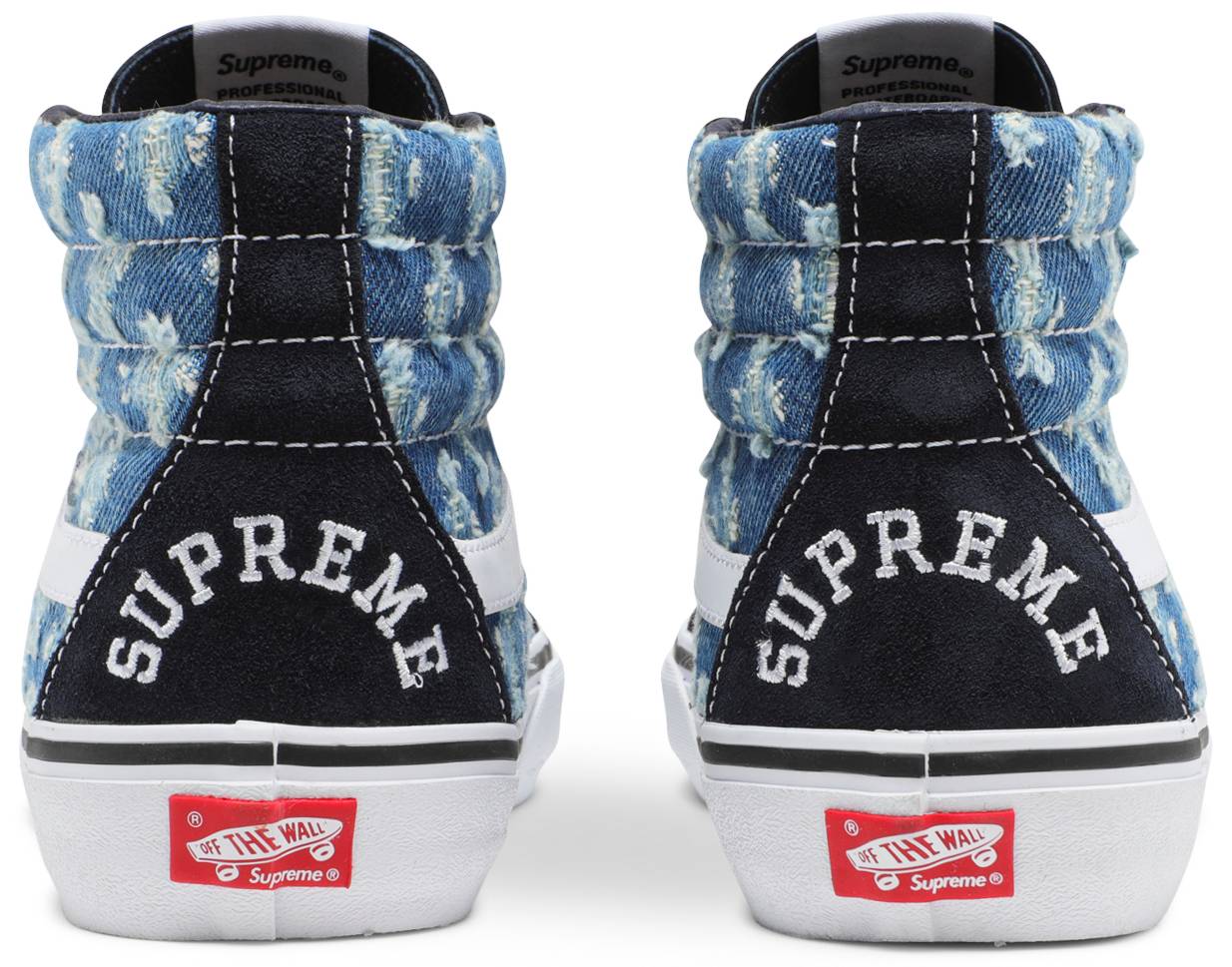 Supreme x Sk8-Hi 'Blue Hole Punch Denim'
