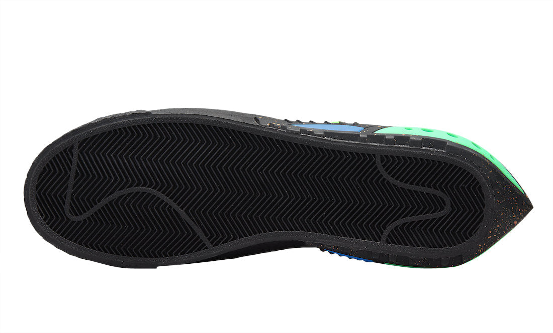 Off-White X Nike Blazer Low ‘Black Electro Green‘