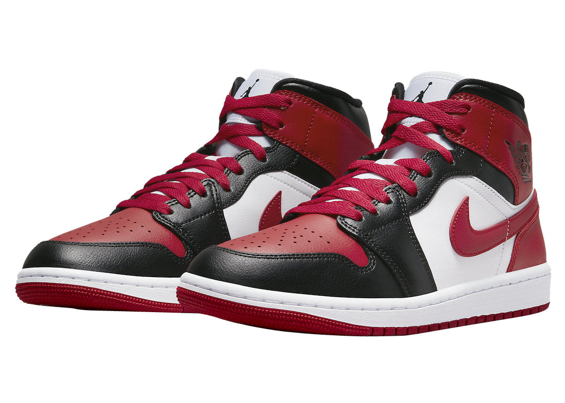 Wmns Air Jordan 1 Mid ‘Bred Toe‘