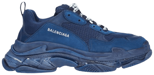 Balenciaga Triple S Clear Sole Navy