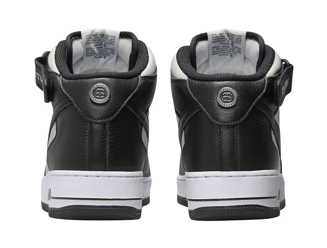 Stussy X Nike Air Force 1 Mid ‘Grey Black‘