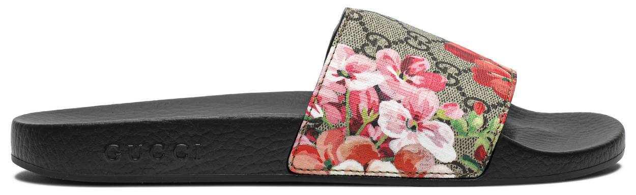 Gucci Wmns GG Supreme Slide 'Blooms'