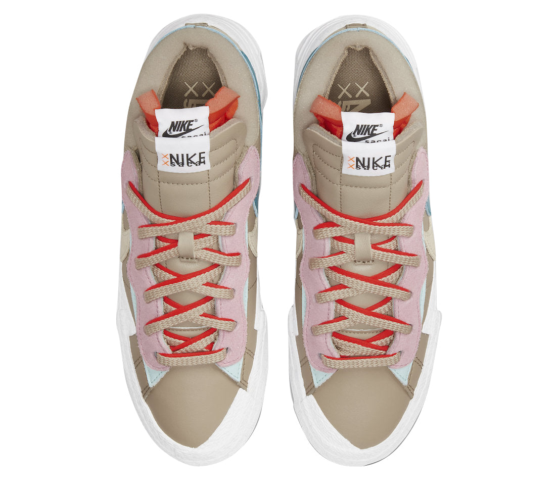Kaws X Sacai X Nike Blazer Low “Reed“