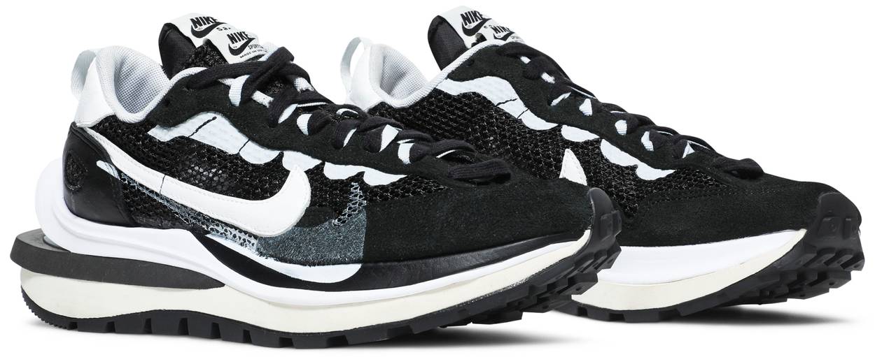 Sacai x VaporWaffle 'Black White'
