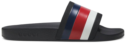 Gucci Pursuit '72 Slide 'Blue White Stripe'
