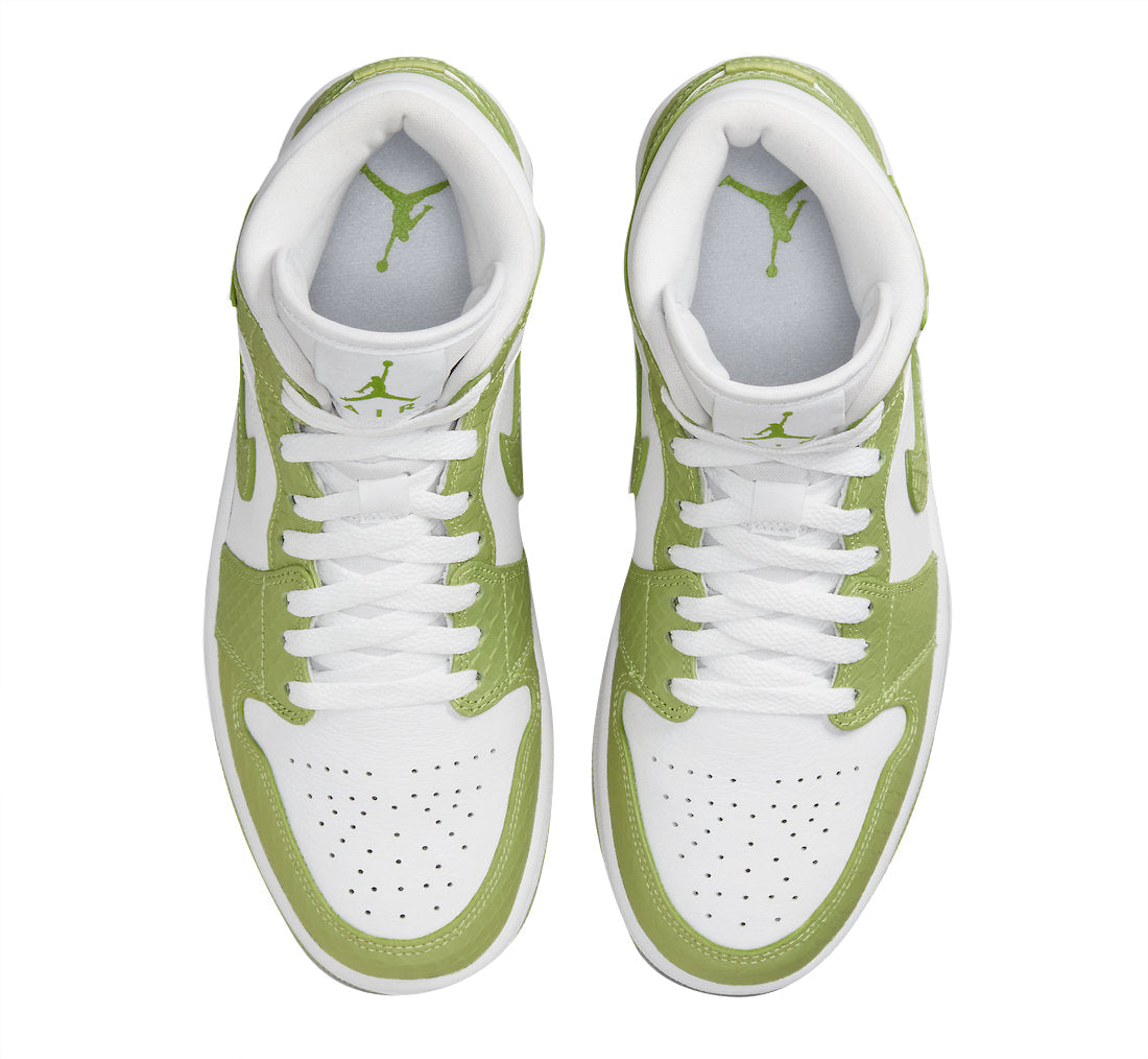Wmns Air Jordan 1 Mid ‘Green Python‘