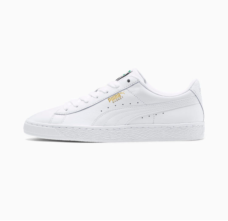 Puma Heritage Basket Classic Sneakers(white-white)