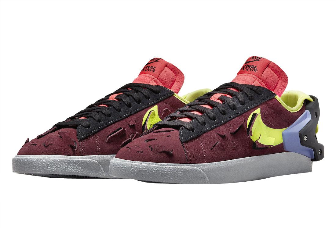 Acronym x Blazer Low 'Night Maroon'