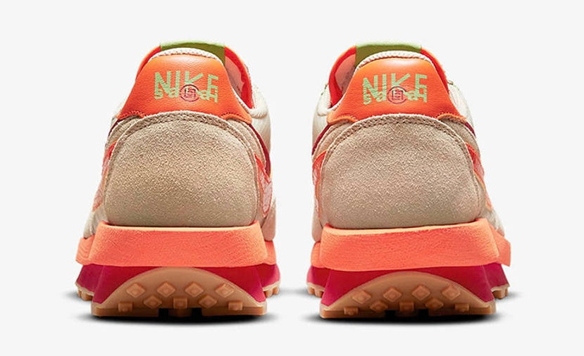 sacai x Clot x LDWaffle 'Net Orange Blaze'