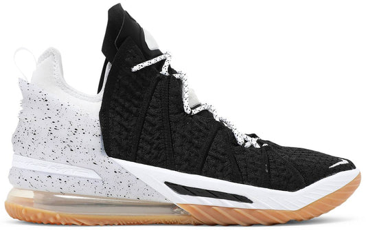 LeBron 18 'Black White Gum'