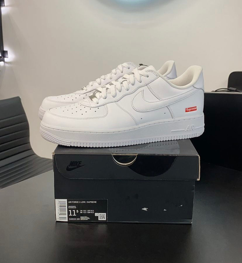 Supreme x Air Force 1 Low 'Box Logo - White'