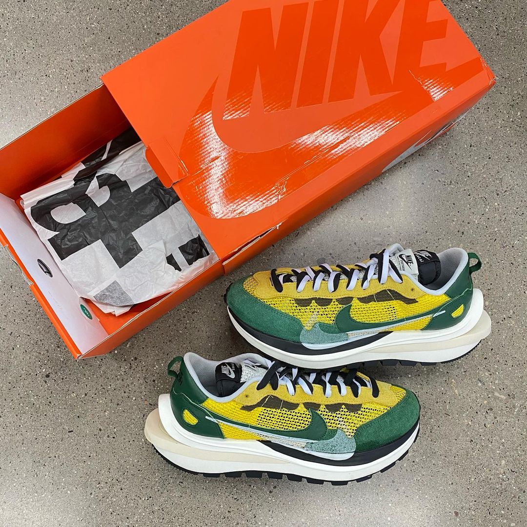 Sacai x VaporWaffle 'Tour Yellow'