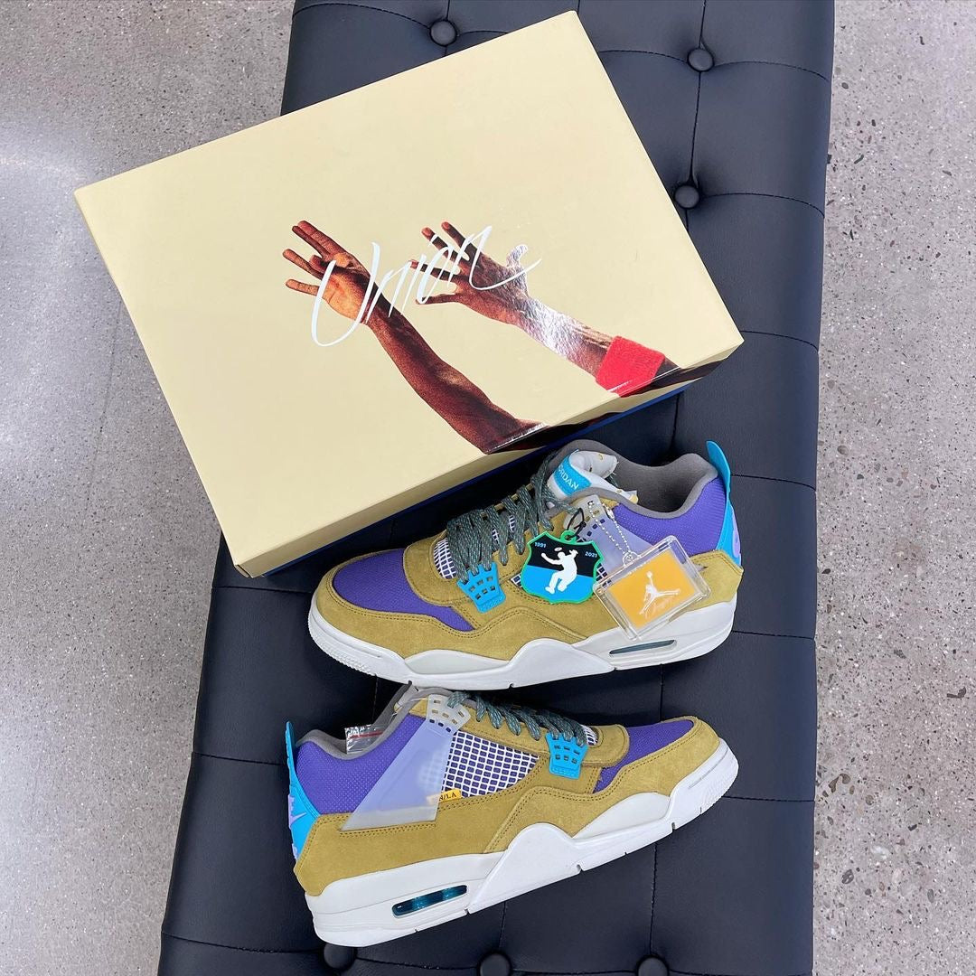 Union LA x Air Jordan 4 Retro 'Desert Moss’