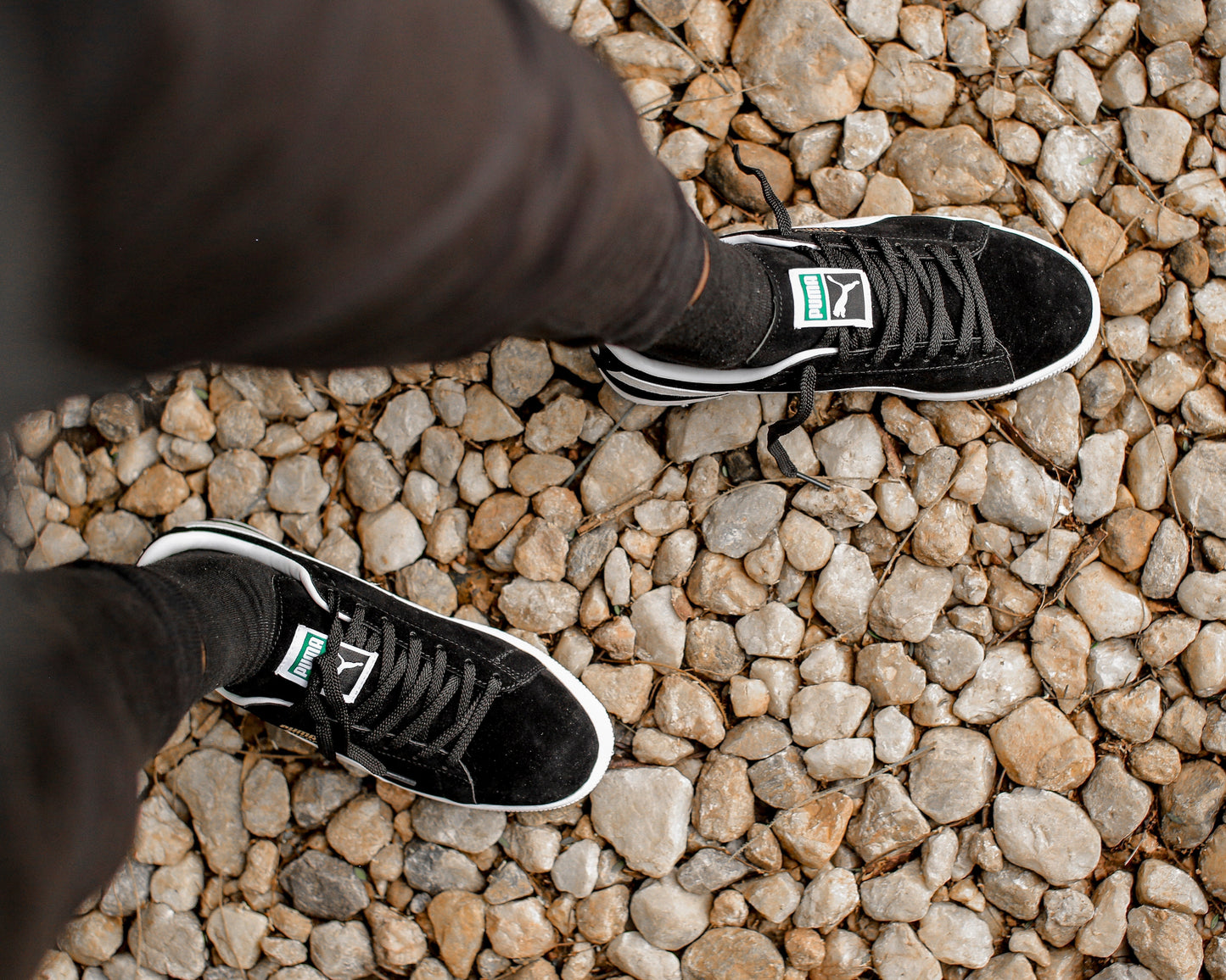 Puma Suede Classic+ Sneakers(Black/White)