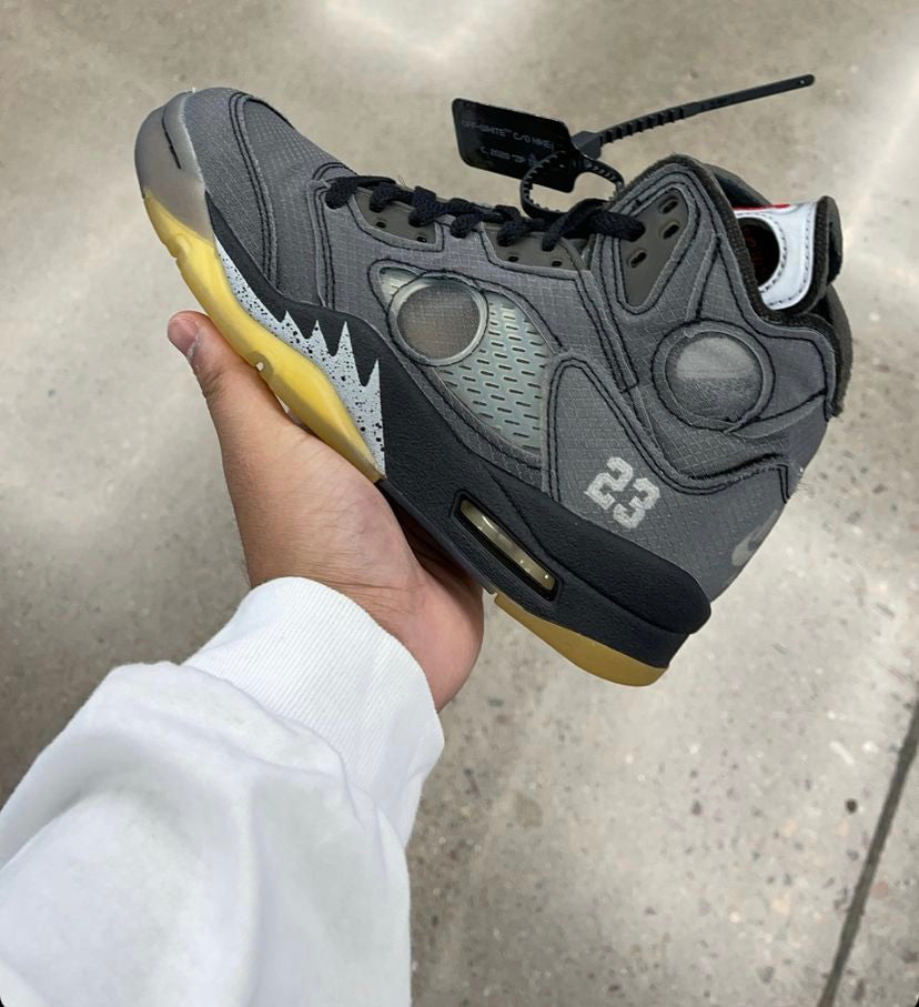 Off-White x Air Jordan 5 Retro SP 'Muslin'