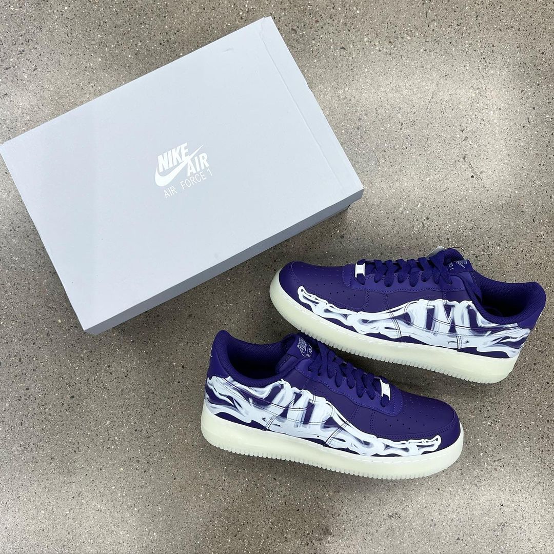Air Force 1 Low 'Purple Skeleton'