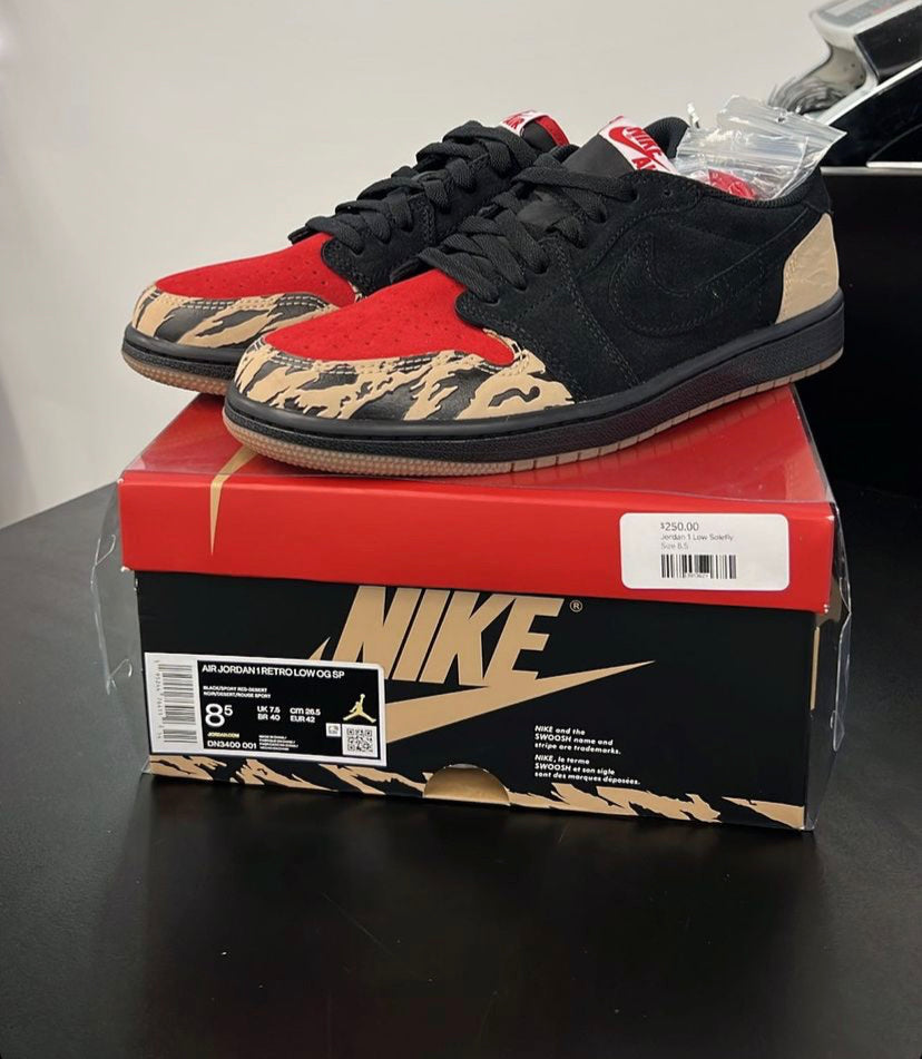 SoleFly x Air Jordan 1 Low Retro OG SP 'Everglades'