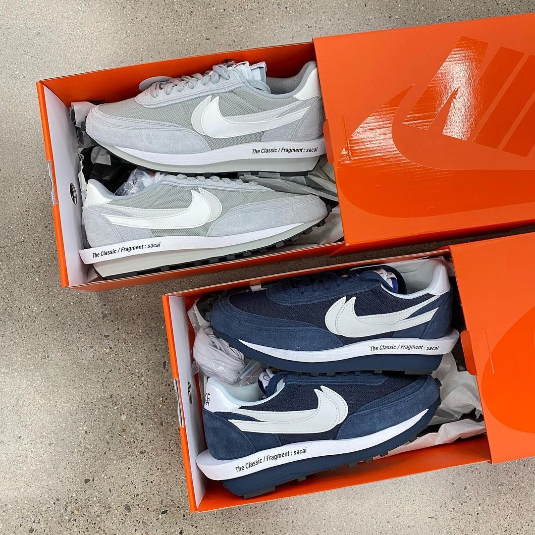 Fragment Design x sacai x LDV Waffle 'Blackened Blue'