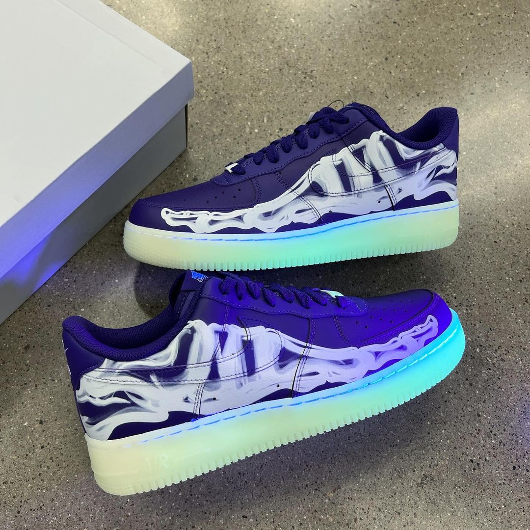 Air Force 1 Low 'Purple Skeleton'