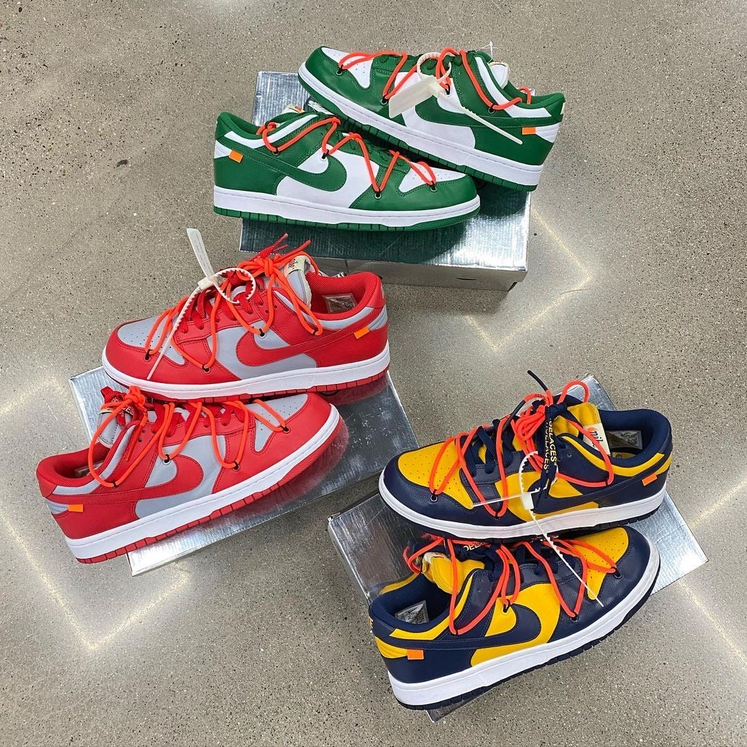Off-White x Dunk Low 'University Red'