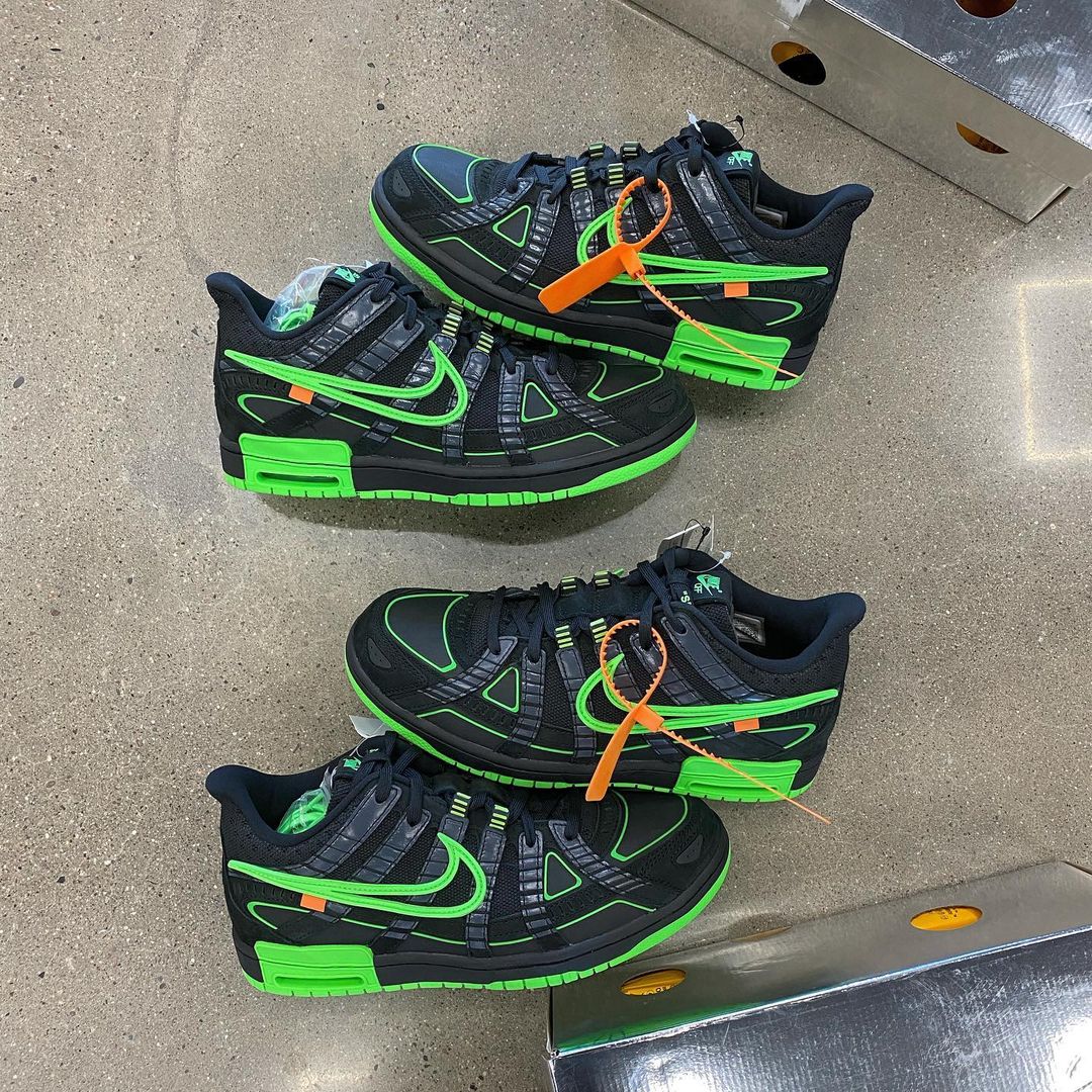 Off-White x Air Rubber Dunk 'Green Strike'