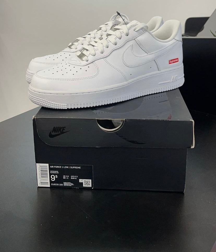 Supreme x Air Force 1 Low 'Box Logo - White'