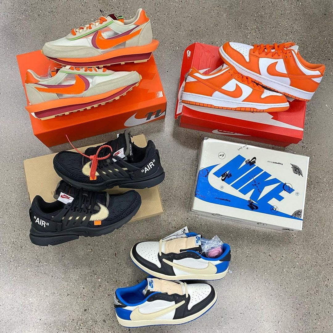 sacai x Clot x LDWaffle 'Net Orange Blaze'