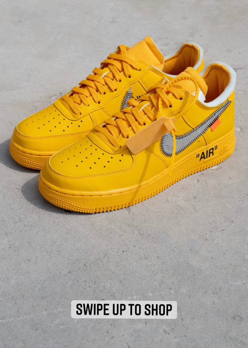 Off-White x Air Force 1 Low 'Lemonade'