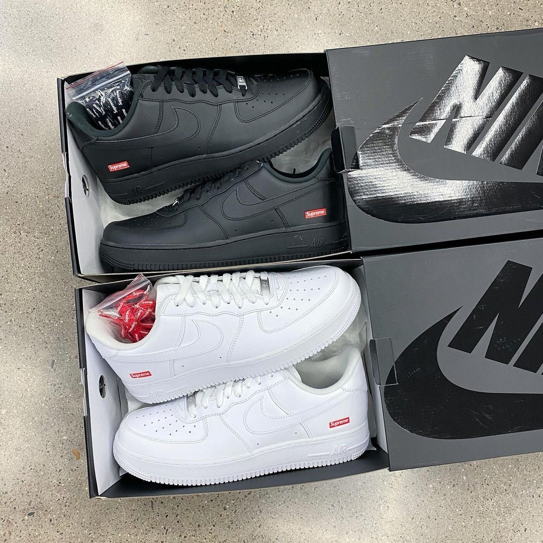 Supreme x Air Force 1 Low 'Box Logo - Black'