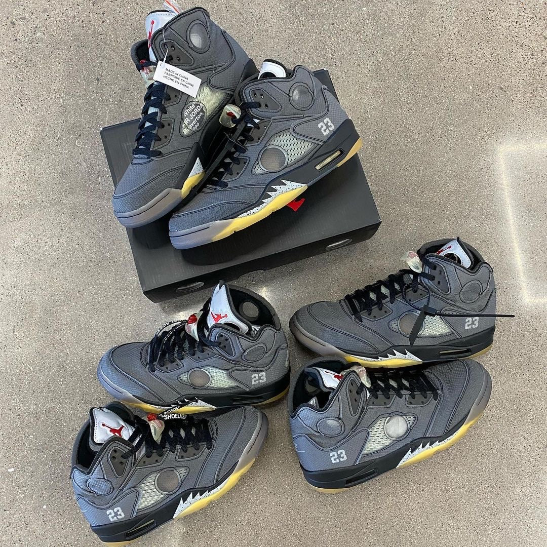 Off-White x Air Jordan 5 Retro SP 'Muslin'