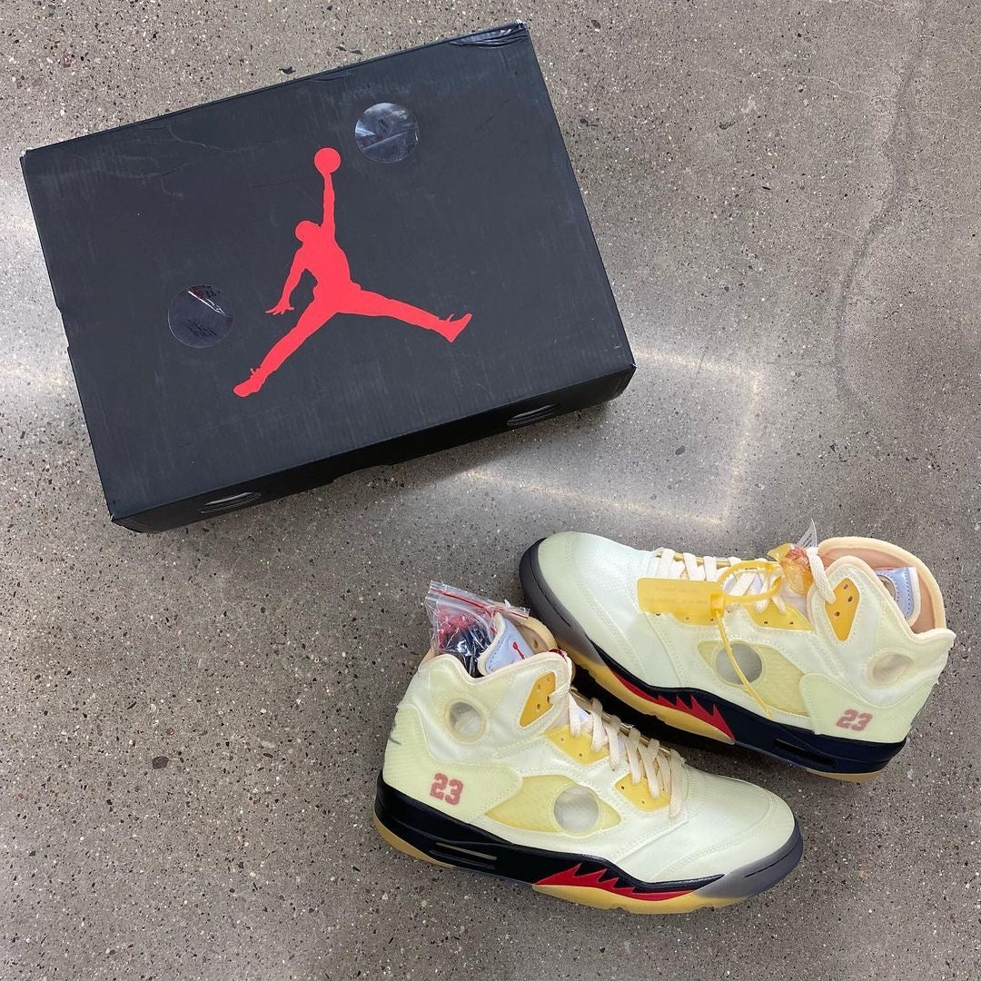 Air Jordan 5 Retro OFF-WHITE Sail