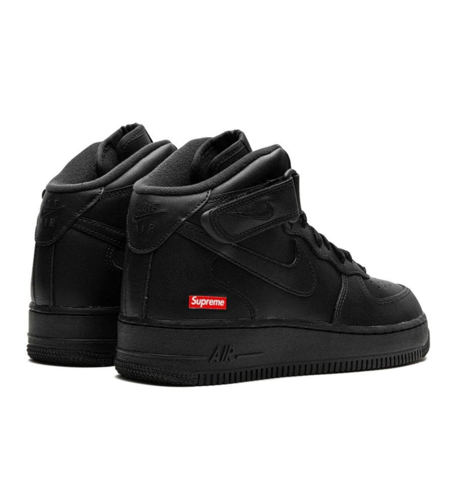 Air Force 1 Mid "Supreme - Mini Box Logo Black"