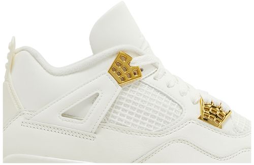 Wmns Air Jordan 4 Retro 'Metallic Gold