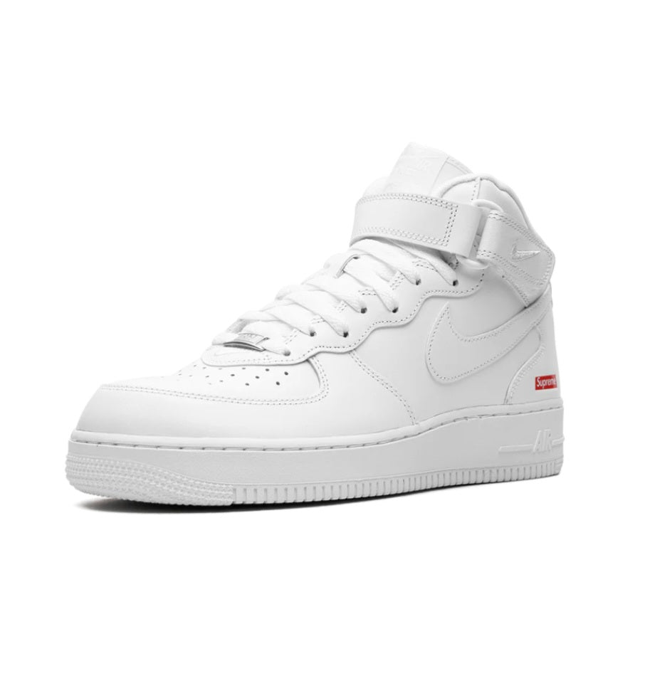Air Force 1 Mid "Supreme - Mini Box Logo White"