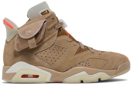 Travis Scott x Air Jordan 6 Retro 'British Khaki' (9.5 US Men's Size)