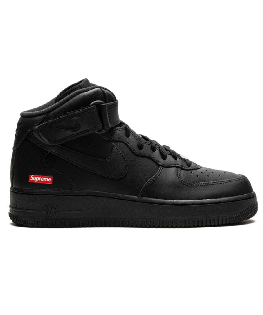 Air Force 1 Mid "Supreme - Mini Box Logo Black"