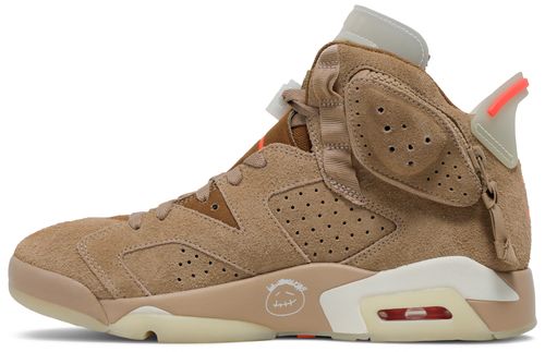 Travis Scott x Air Jordan 6 Retro 'British Khaki' (9.5 US Men's Size)