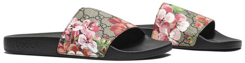 Gucci Wmns GG Supreme Slide 'Blooms' (7 US Men's Size)
