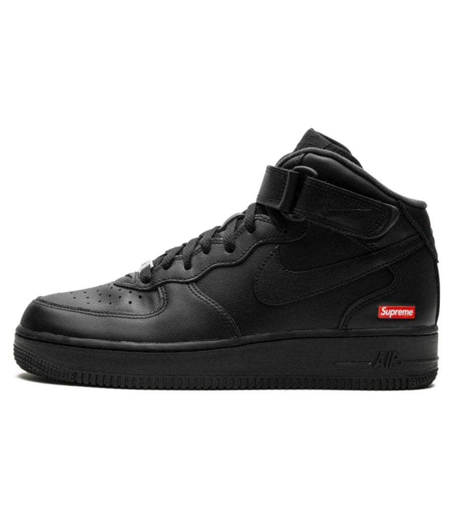 Air Force 1 Mid "Supreme - Mini Box Logo Black"